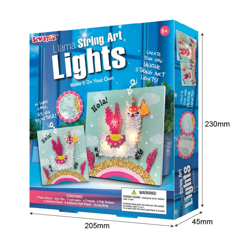 String art Lights-Llama