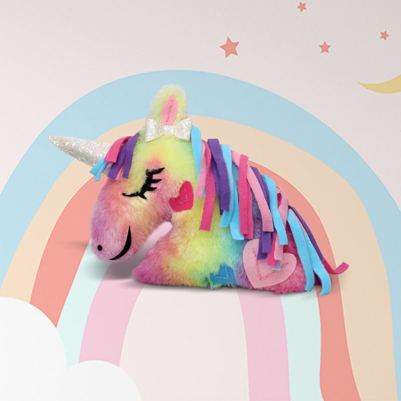 Unicorn Park Furry Pillow