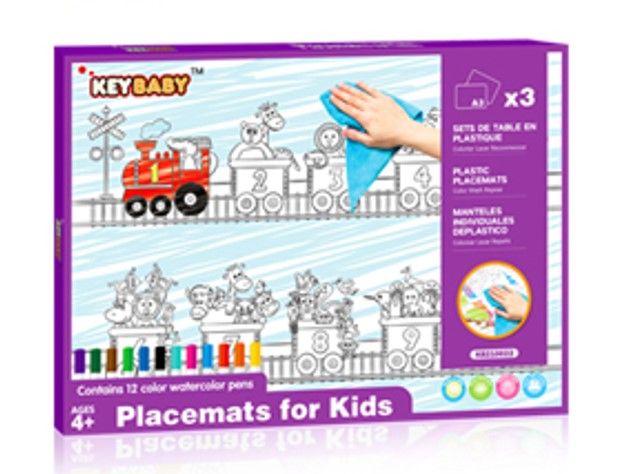 Train Drawing Placemats