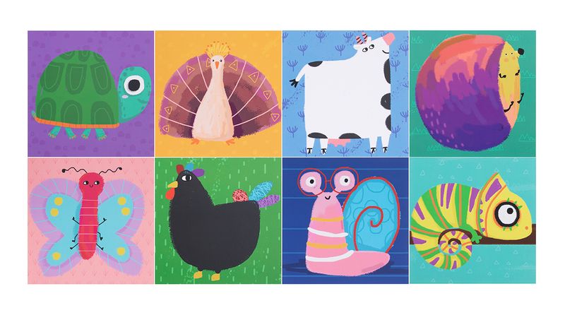 3D EVA Foam Stickers - Animals
