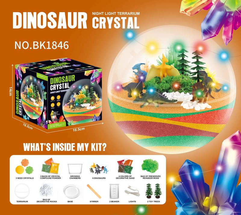 Crystal Night Light Terrarium