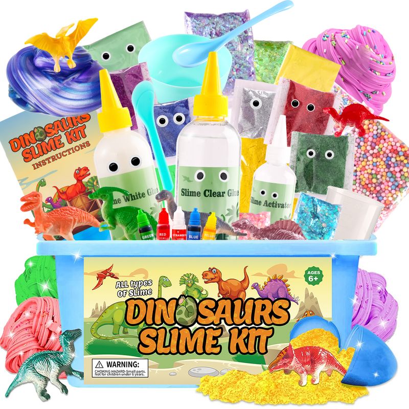DIY Slime Dinosaurs Kit