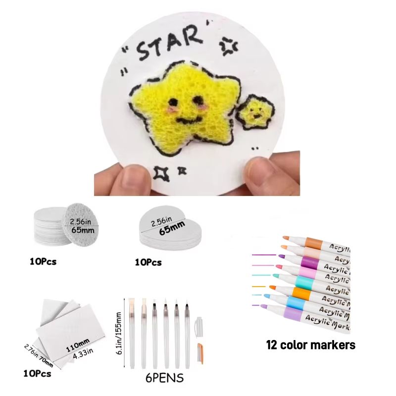 DIY Magic Puffy Painting Kit