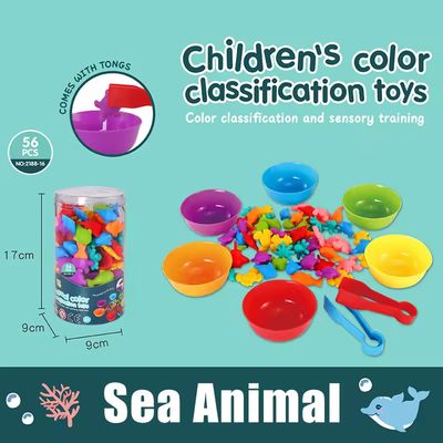 Sea Animals Matching & Counting Game