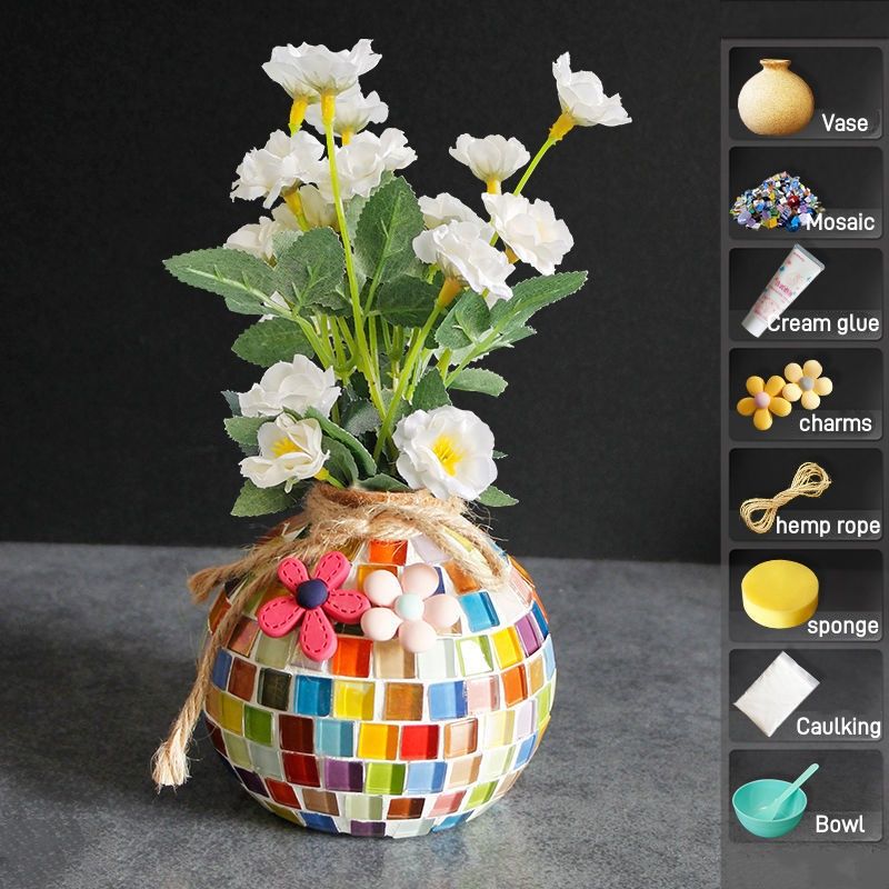 DIY Mosaic Vase Kit