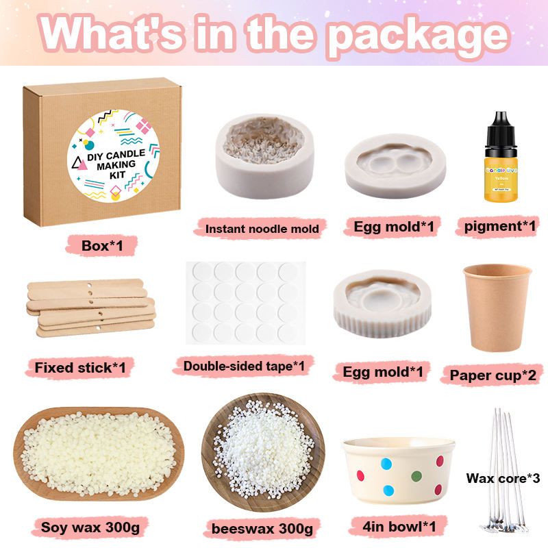 DIY Noodle Bowl Candle Kit