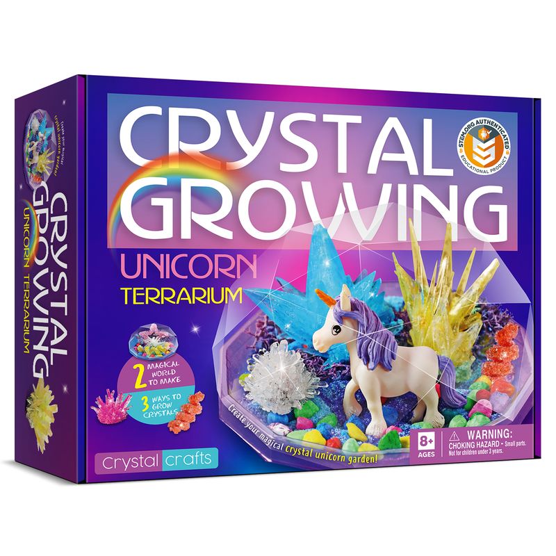 Unicorn Crystal Growing Terrarium