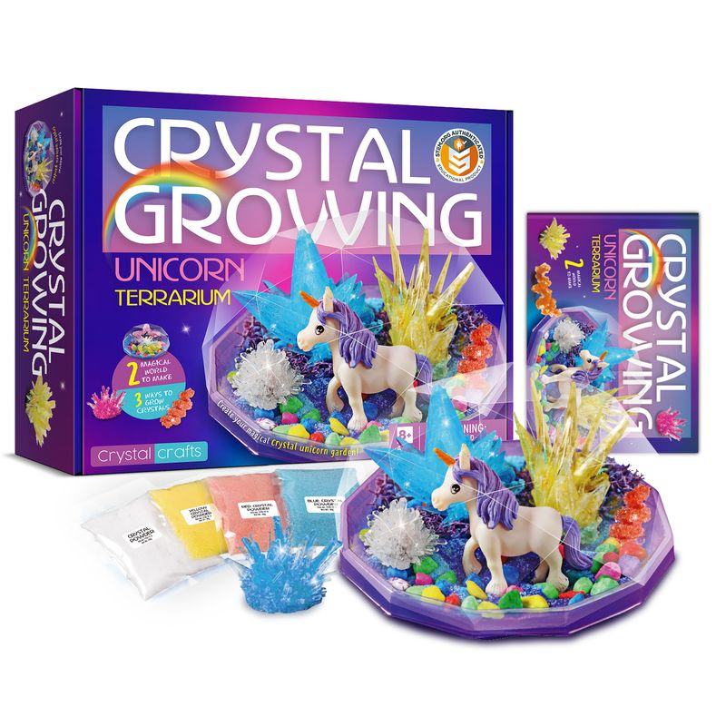 Unicorn Crystal Growing Terrarium