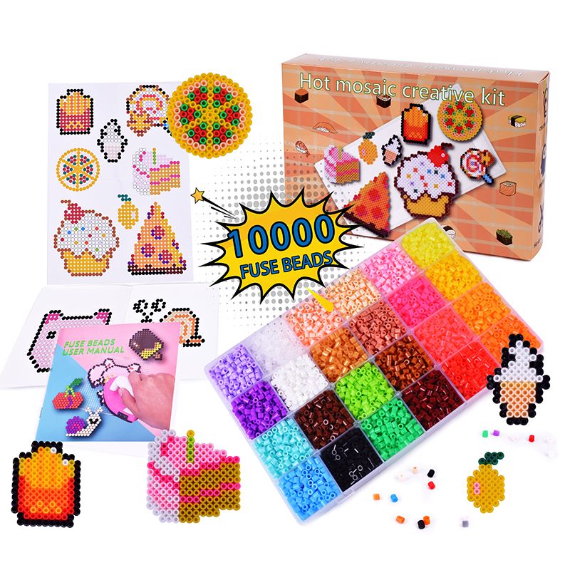 All-in-One Fuse Beads Set – Food, Animals &amp; Fun Patterns