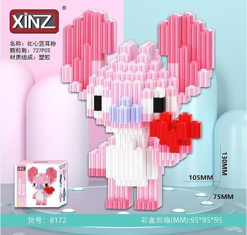 Angel holding building blocks 727 PCS