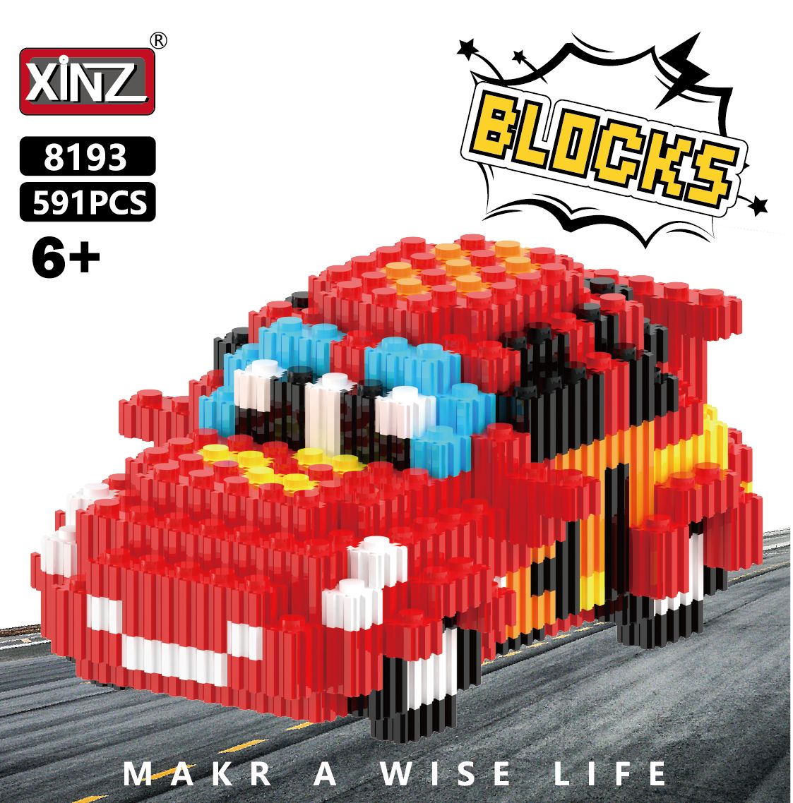 McQueen building blocks 591 PCS