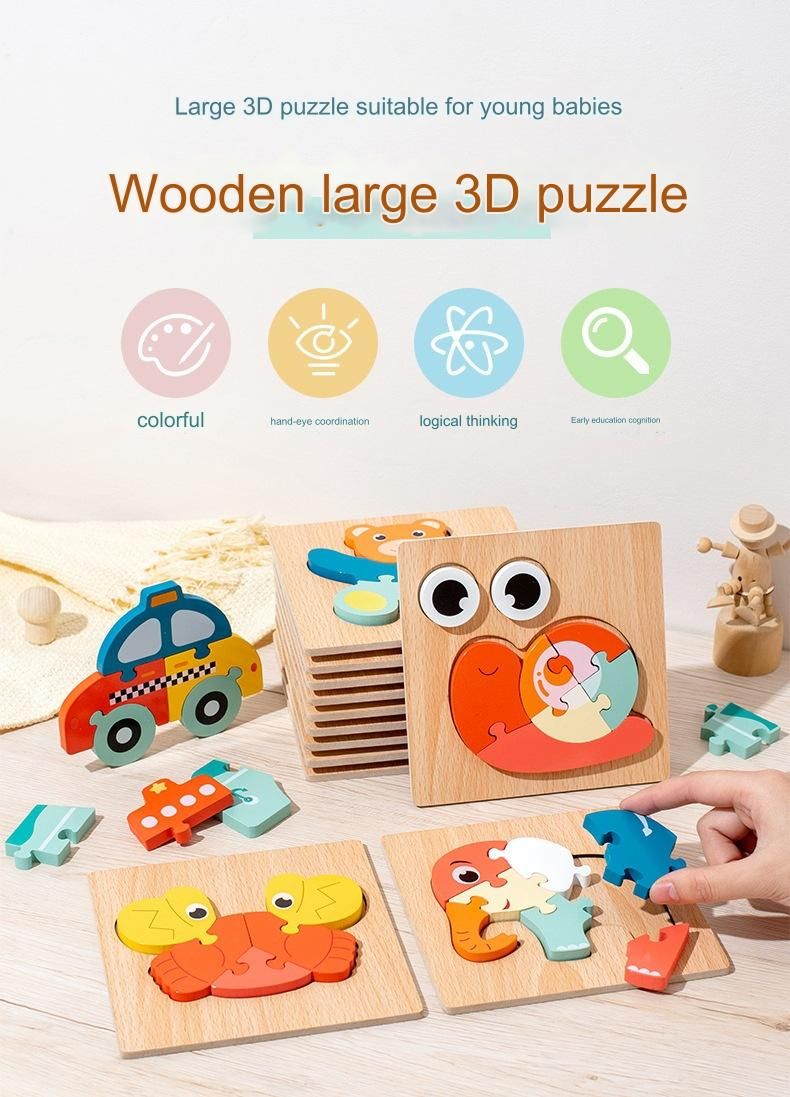 Cartoon Wooden Puzzle- assorted