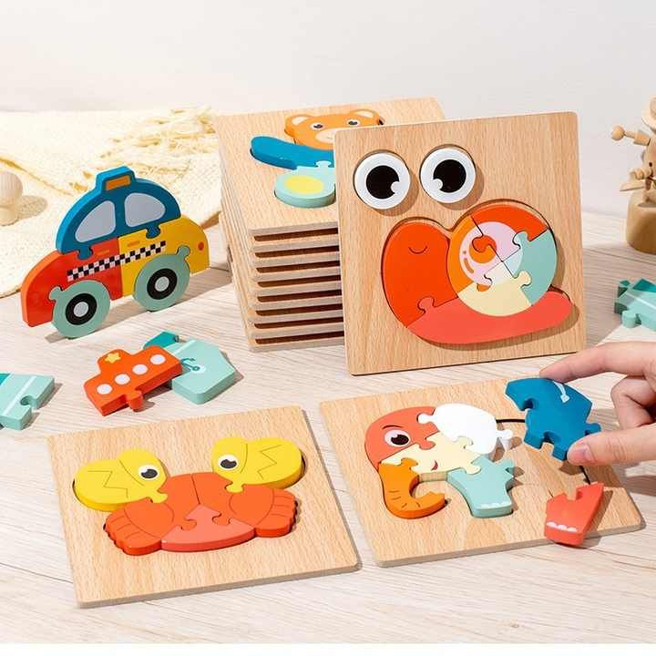 Cartoon Wooden Puzzle- assorted