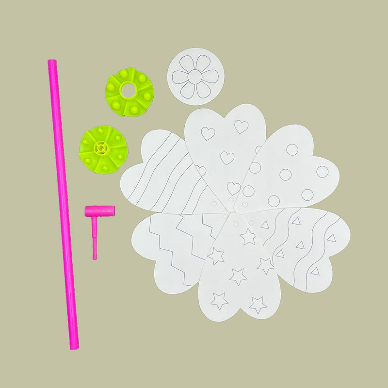 DIY Paper Fan with Colors