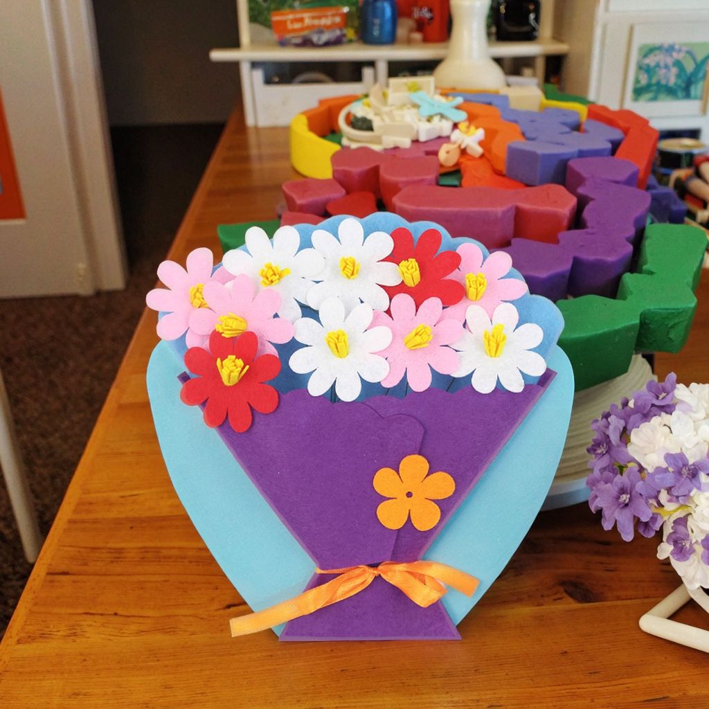 Non-woven Fabric Flower Bouquet