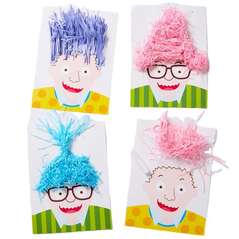 Paper Hair Styling Craft -Random 1 pcs