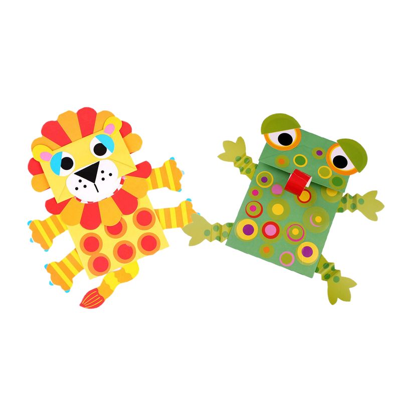 DIY Paper/Felt/Foam Hand Puppet 1 pcs
