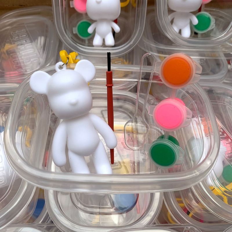 Mini Bear Plaster Painting