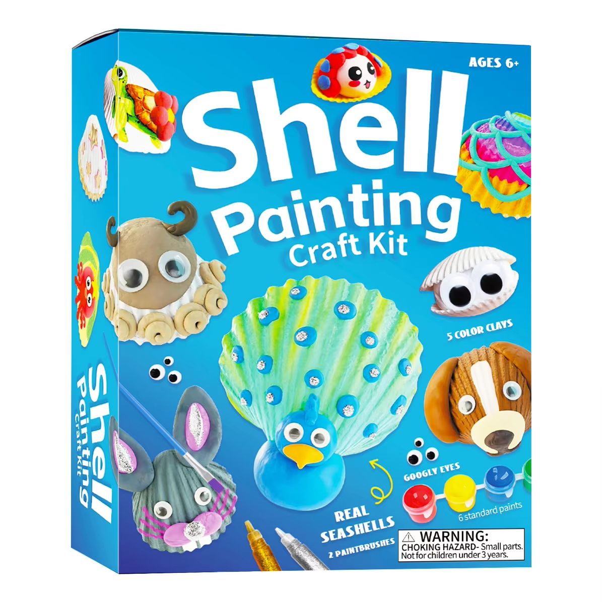 Seashell Painting Kit - Arts &amp; Crafts