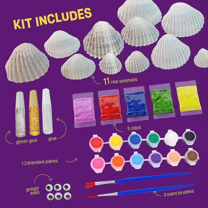 Seashell Painting Kit - Arts &amp; Crafts