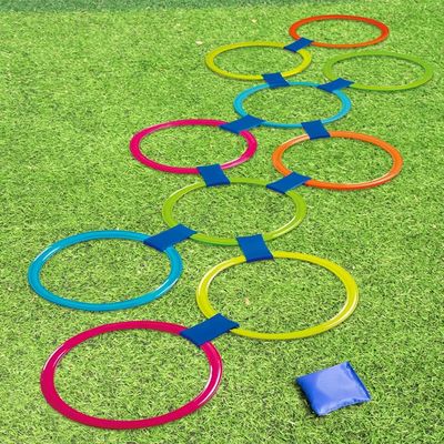 الحجلة البلاستيكية – حلقات مرحة للتدريب واللعب