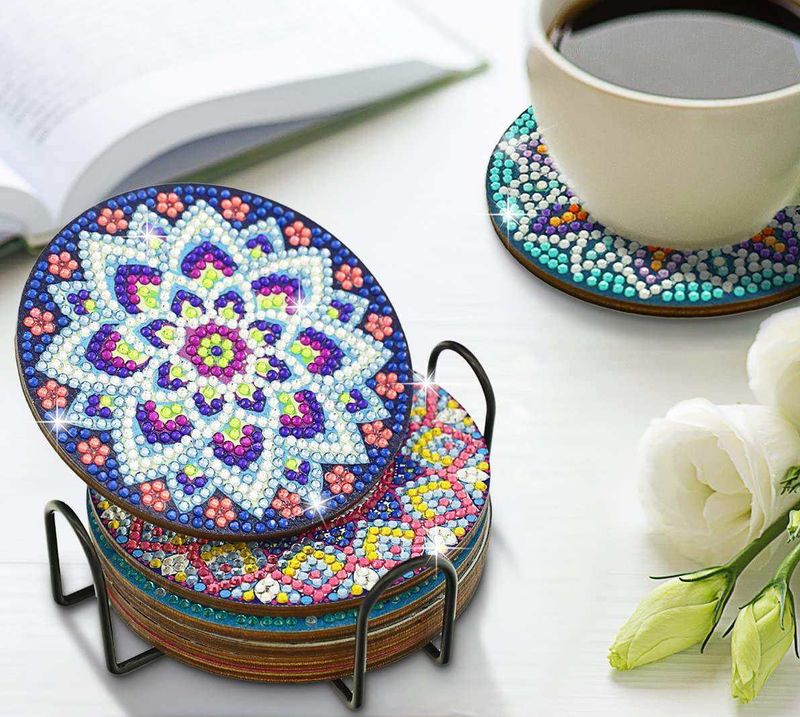 Diamond Art Coasters – Mandala Magic