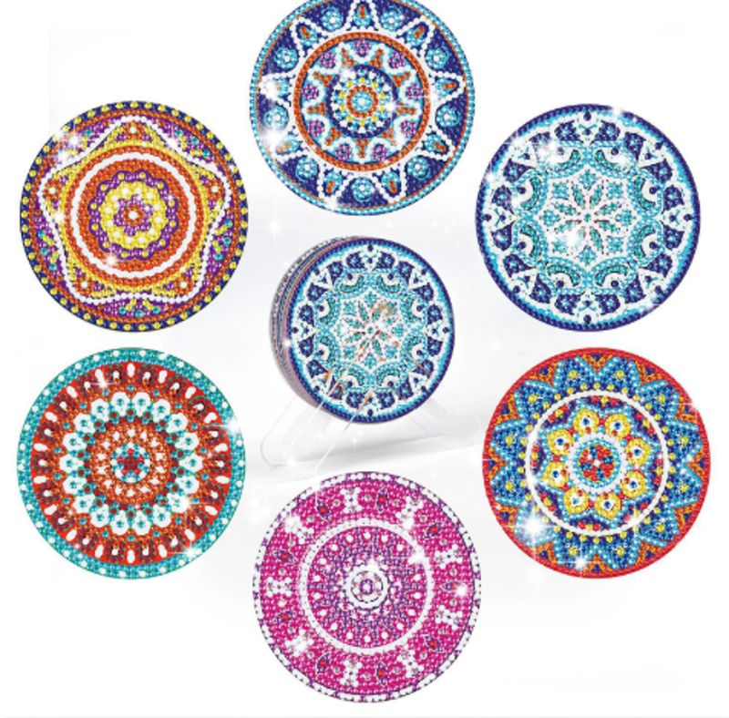 Diamond Art Coasters – Mandala Magic