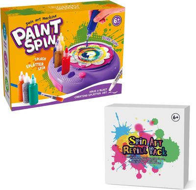 آلة التلوين بالدوران والرش