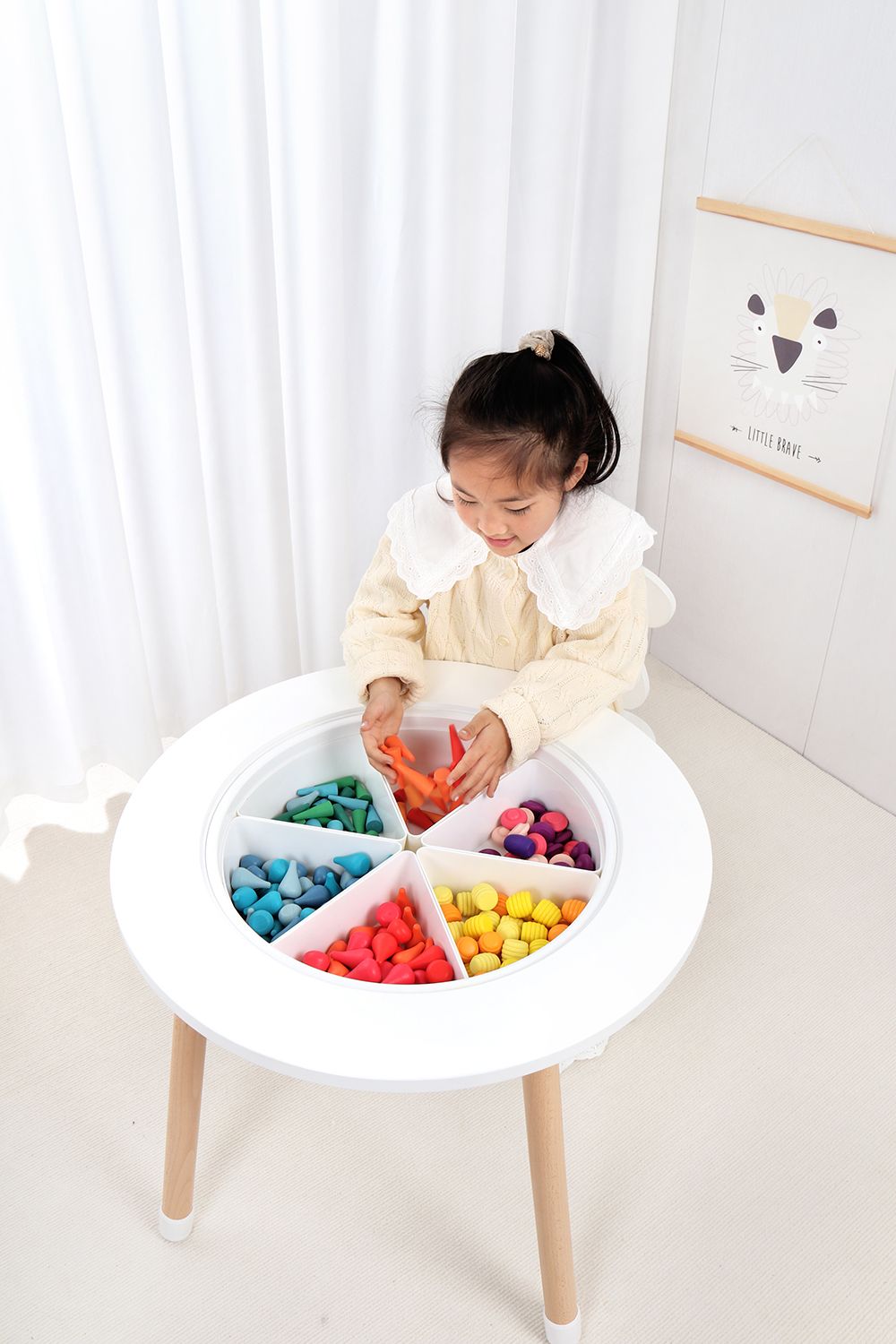 Table with Sensory Tray
