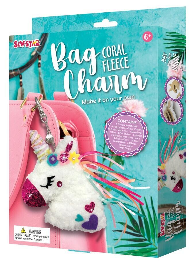 DIY Bag Charm, Designs: Unicorn