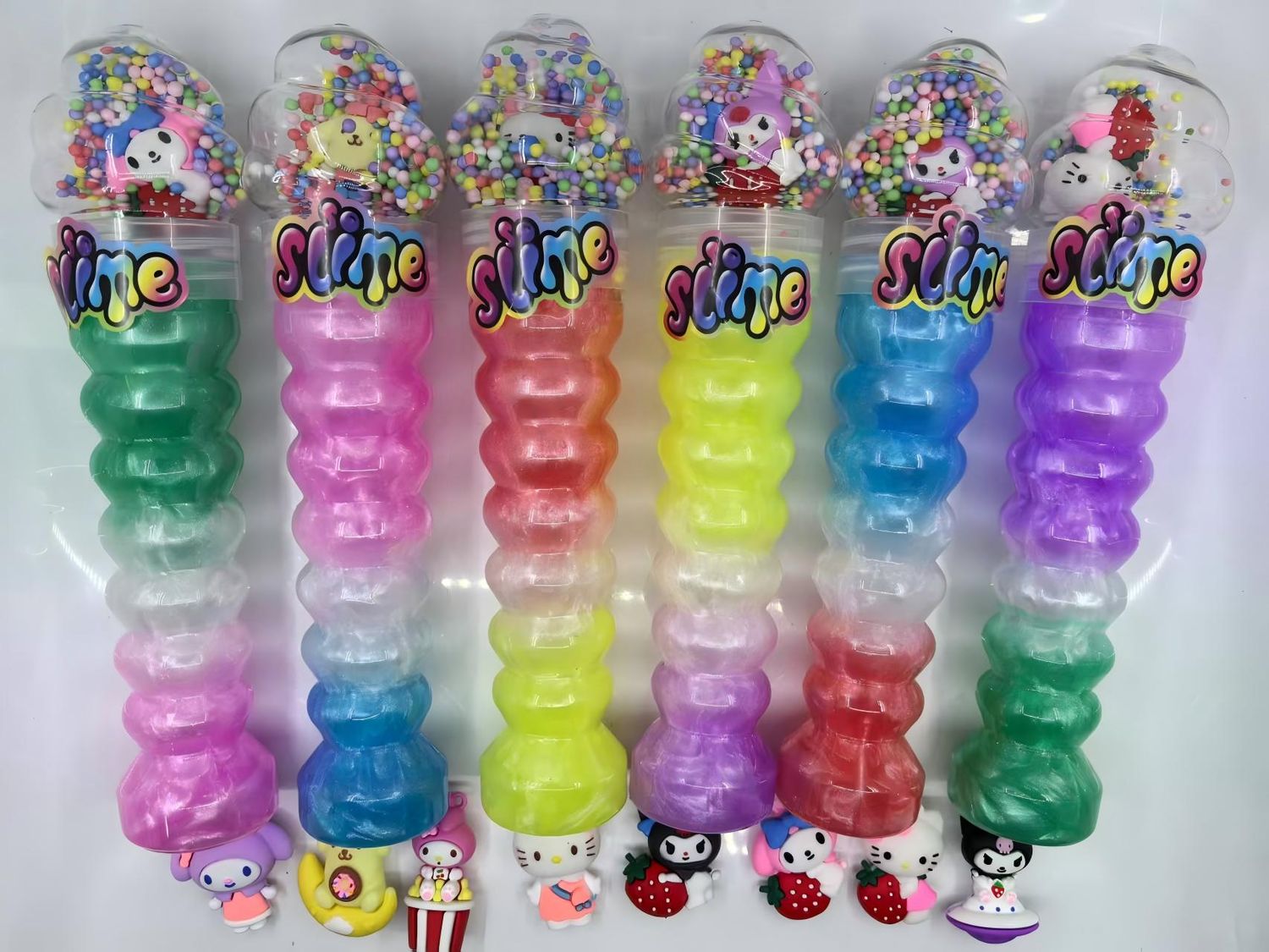 Slime with Squishy toy as image 1 pcs