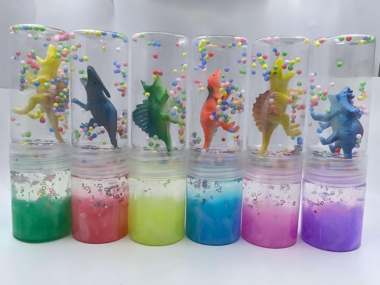 Dino Slime with Squishy toy as image 1 pcs