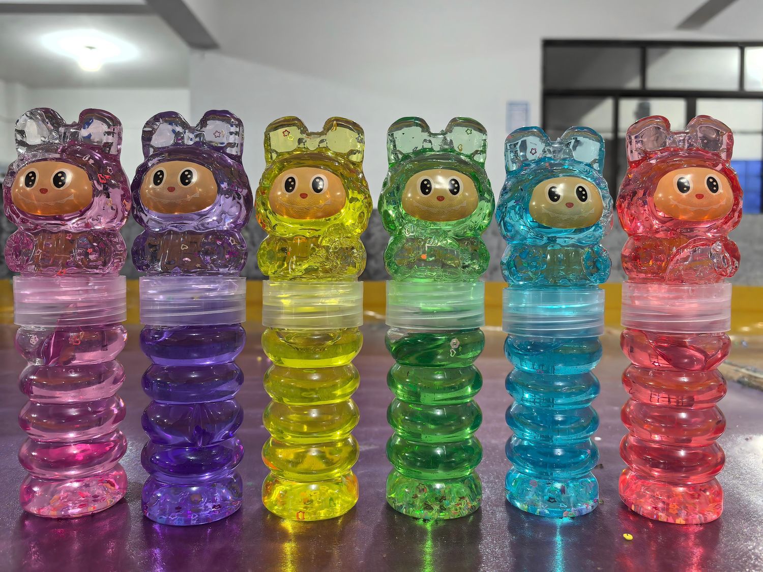 Labubu Slime with Squishy toy as image 1 pcs