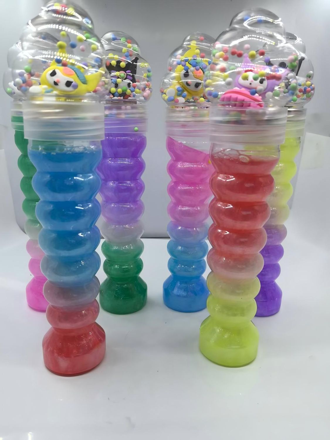 Cute Slime with Squishy toy as image 1 pcs