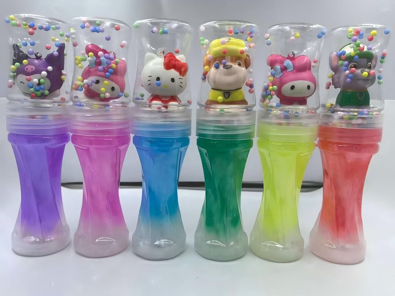 Cute Slime with Squishy toy as image 1 pcs