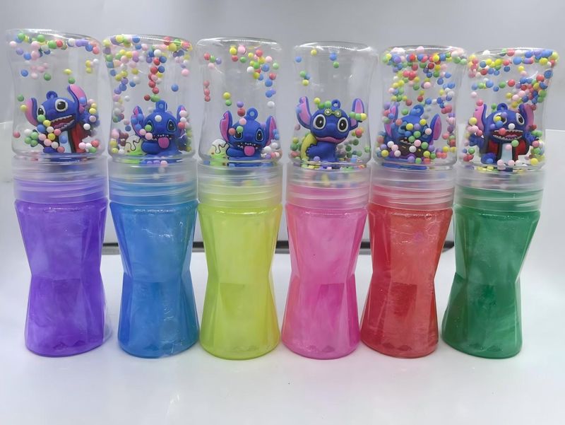 Stitch Slime with Squishy toy as image 1 pcs