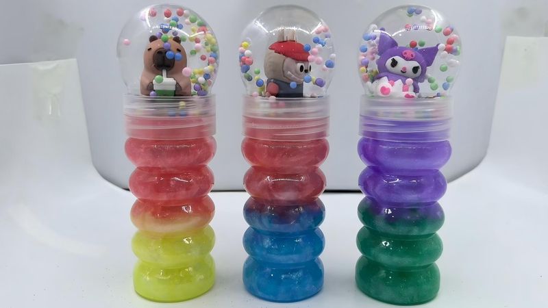 Slime with Squishy toy as image 1 pcs