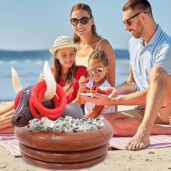 Bull Cooler with ring toss game