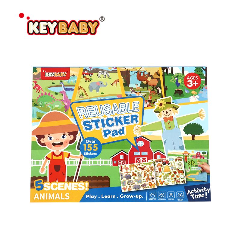 Super reusable sticker book