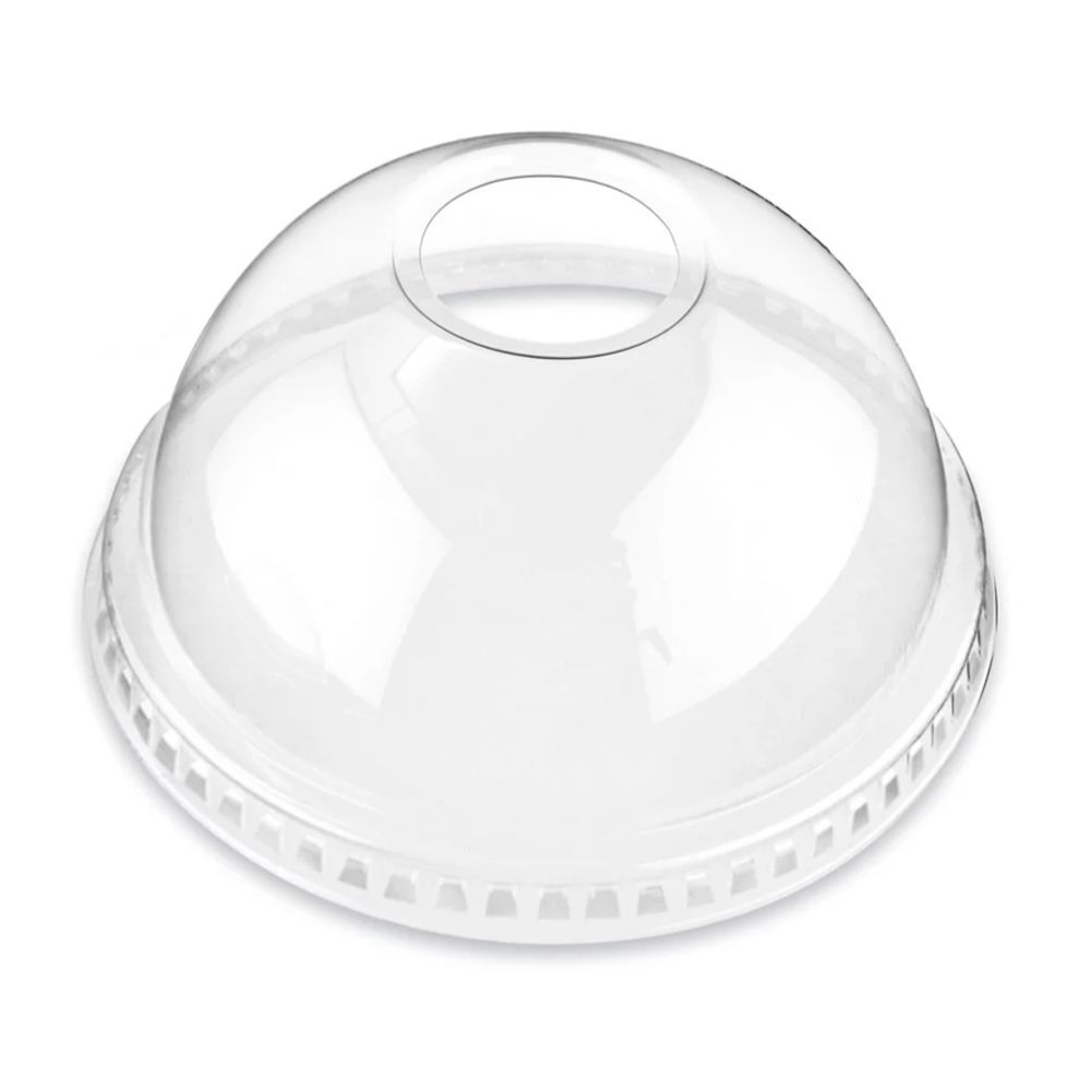 12-24oz PET Dome Lid w/Hole 98mm