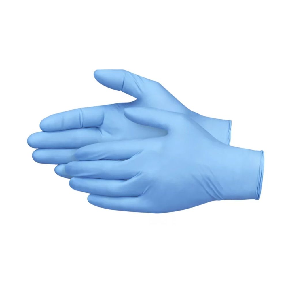 X-Large Blue Exam Powder Free Gloves, 10/100 (1000/cs)