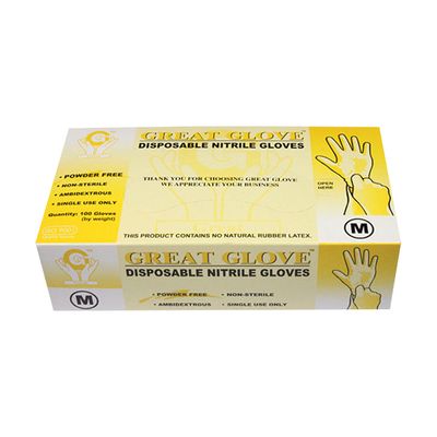 Blue Nitrile Gloves Powder Free