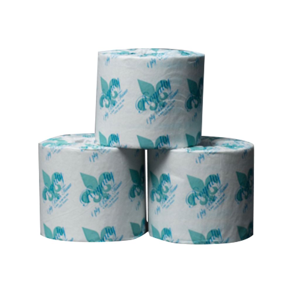 Royalty 1-Ply Recycled Tissue 4.0"x3.5"