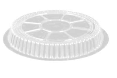 7&quot; Round Foil Pan Plastic Dome Lid