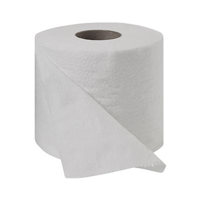 Royalty Virgin 1-Ply Bath Tissue, 4.3&quot;x3.5&quot;