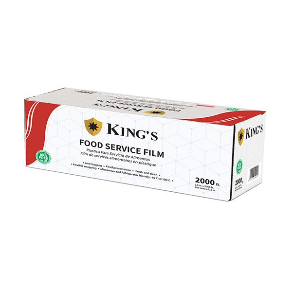 PVC Food Wrap, 18&quot; x 2000ft, 35 Gauge