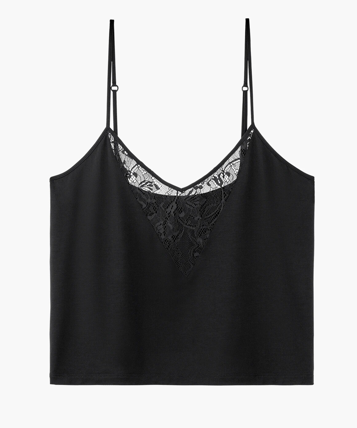Top fine bretelle NOIR