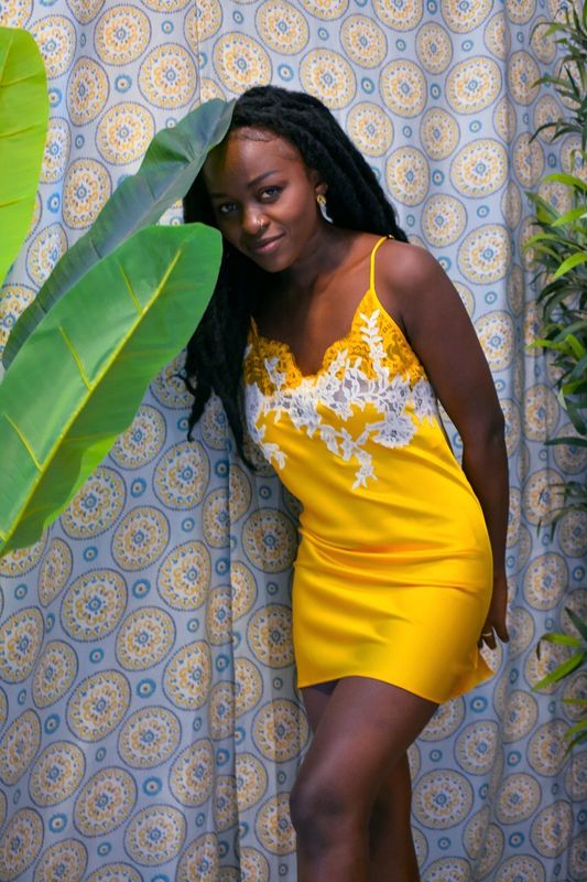 Nuisette NINA jaune/nat