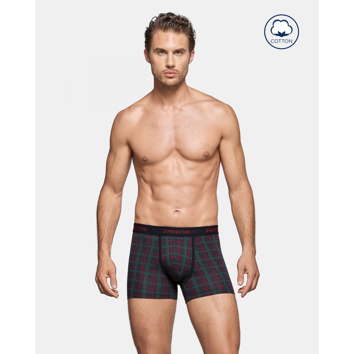Boxer VERT/CARREAU