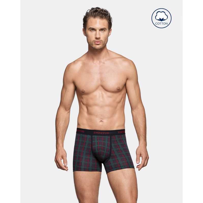 Boxer VERT/CARREAU